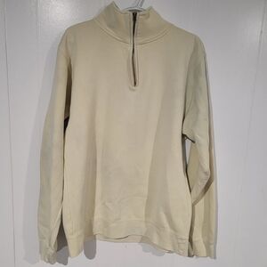 Us Vintage Collection Men's Off-White 1/4 Zip Sweater Size M